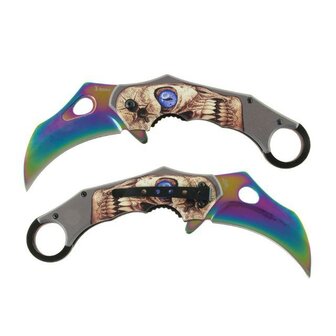 X-treme Karambit Rainbow TI Skull