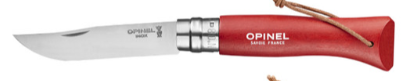 Opinel No08 Mes Rood/Groen